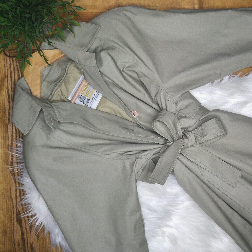 London Fog Tan Trench Coat